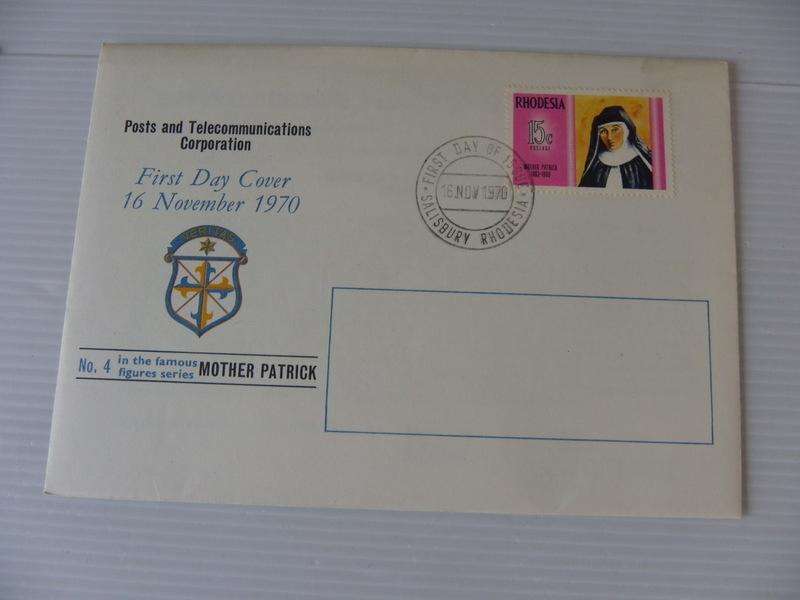 Rhodesia (1970)  - Mother Patrick Illustrated FDC