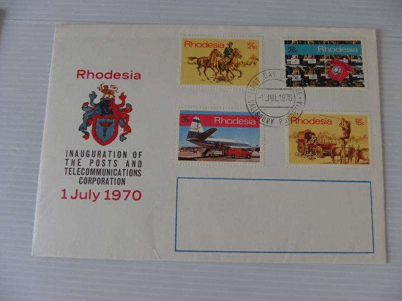Rhodesia (1970)  - Inauguration of Posts & Telecommunications Corporation Illustrated FDC
