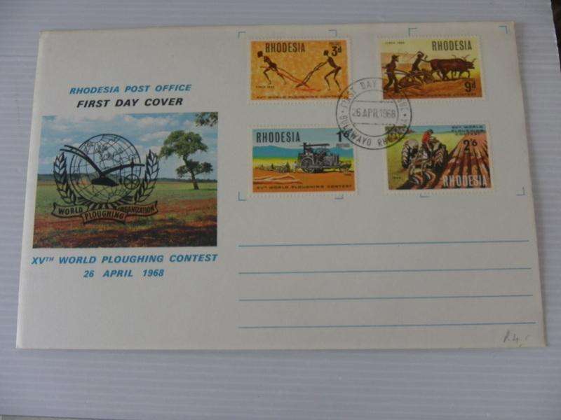 Rhodesia (1968) - Ploughing Contest Illustrated FDC