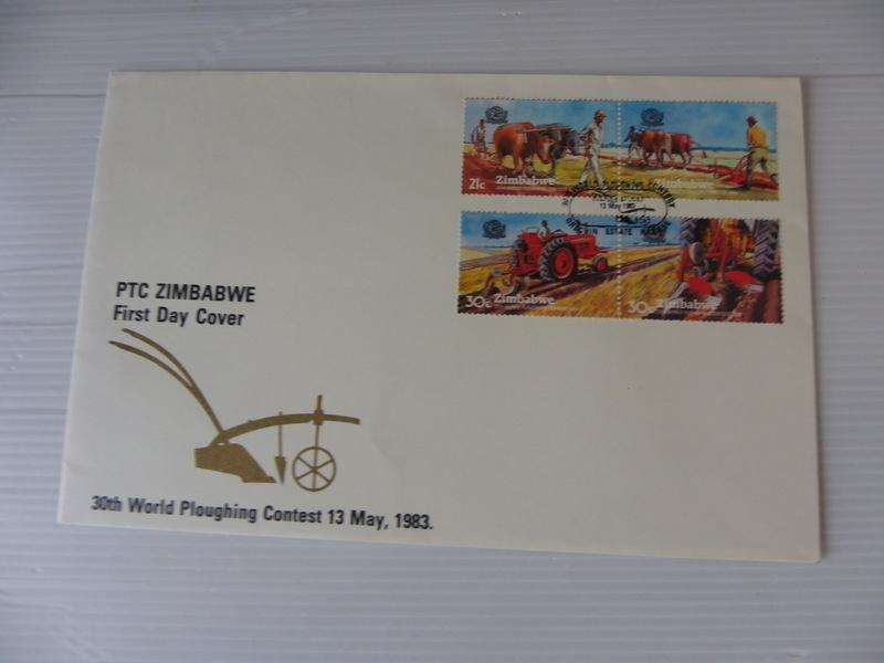 Zimbabwe (1983) - World Ploughing Contest Illustrated FDC
