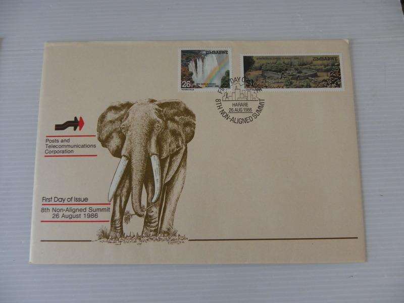 Zimbabwe (1986) - 8th Non-Alignment Summit Illustrated FDC