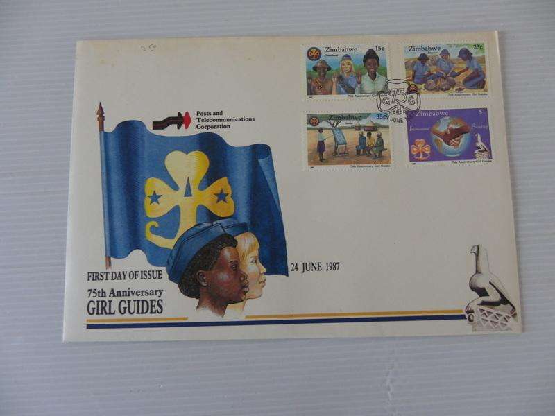Zimbabwe (1987) - 75th Anniversary of Girl Guides Illustrated FDC
