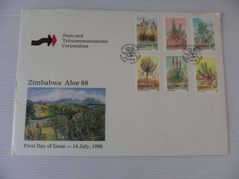 Zimbabwe (1988) - Aloes Illustrated FDC