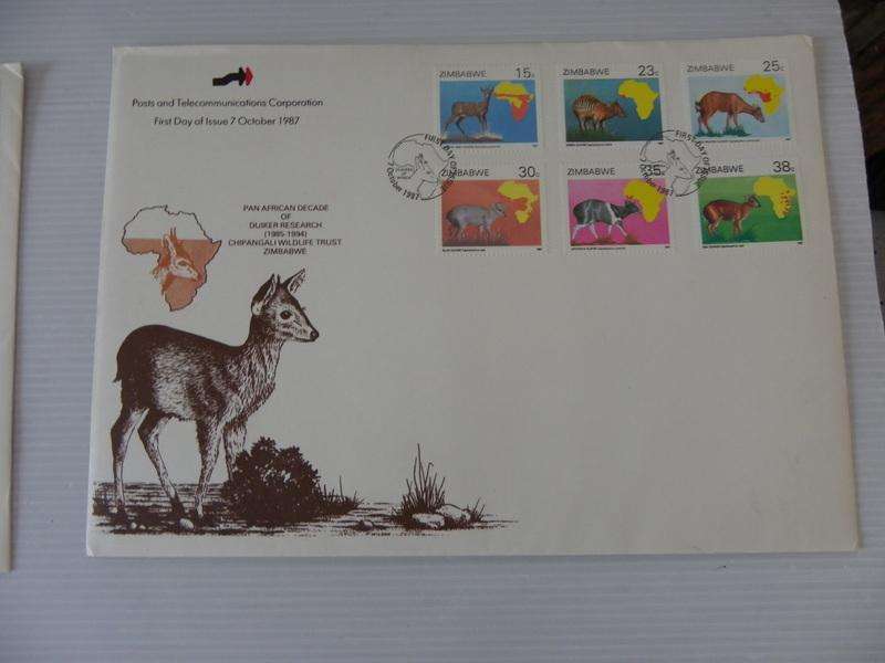 Zimbabwe (1987) - Duiker Research Illustrated FDC