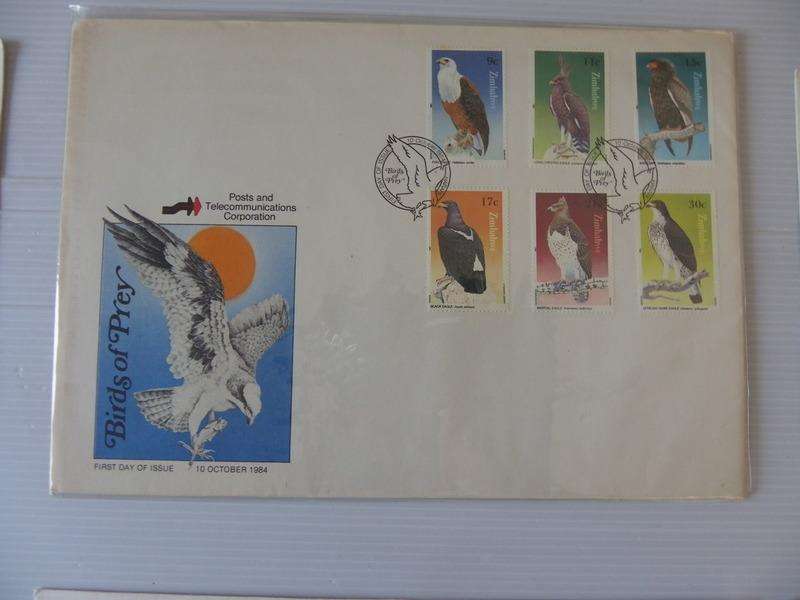 Zimbabwe (1984) - Birds of Prey Illustrated FDC