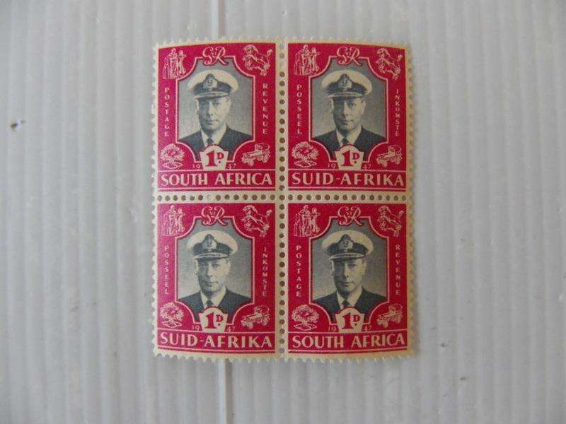 Union (1947) - Royal Visit 1d Mint Block