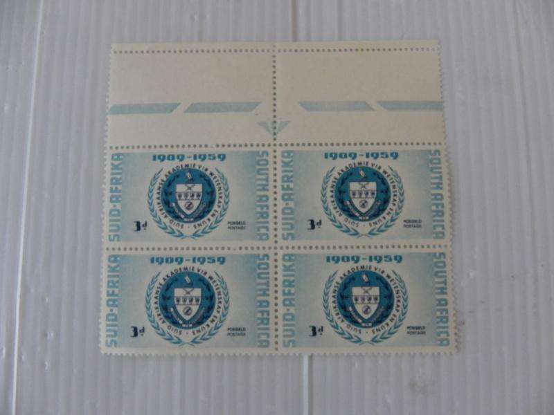Union (1959) - 50th Anniversary of SA Academy of Science and Art Mint Arrow Block