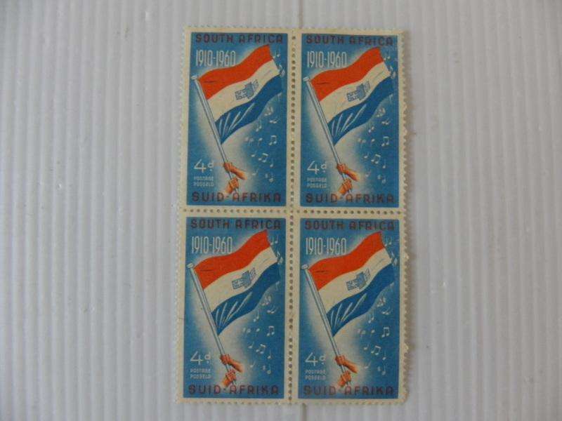 Union (1960) - 50th Anniversary of the Union 4d Mint Block