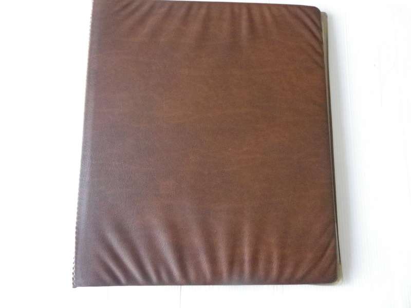 Brown Multihole FDC Album with 2 pockets per page and with 12 Pages (Page size of 28 cm)