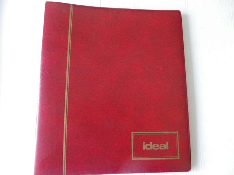 Red Ideal FDC Album with 2 pockets per page and with 12 Pages (Page size of 28 cm)
