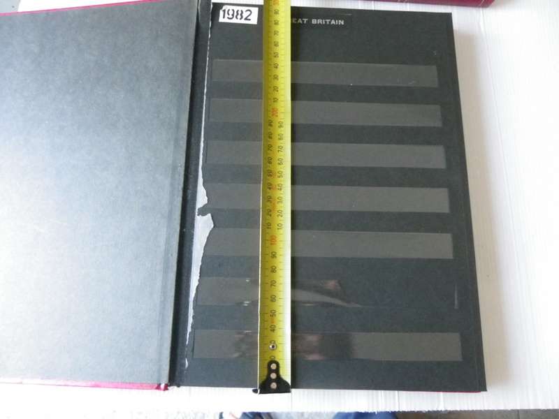 Red Stockbook Album with 12 Pages (Page size of 30 cm)