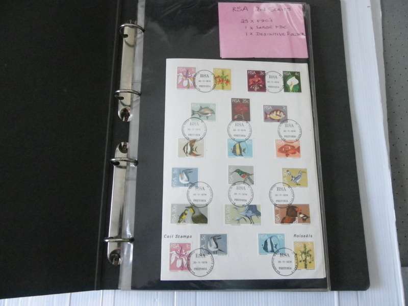 RSA 2nd Series - Complete Set of FDC's in an Album (Read below)
