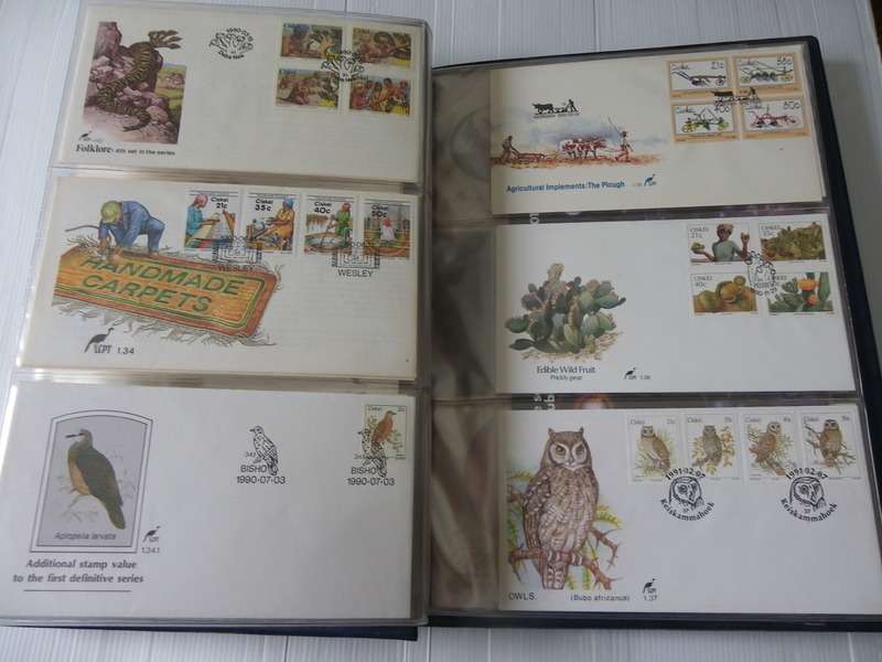 Ciskei FDC Series - Complete Set of FDC's in an Album (Read below)