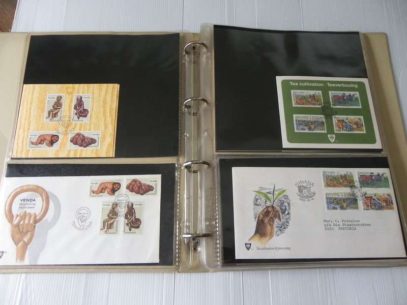 Venda Series - Complete Set of Collector Sheets and Corresponding FDC's in an Album (Read below)