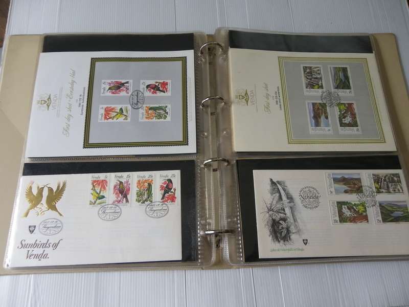 Venda Series - Complete Set of Collector Sheets and Corresponding FDC's in an Album (Read below)