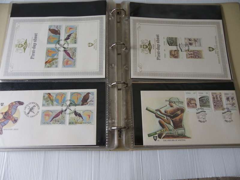 Venda Series - Complete Set of Collector Sheets and Corresponding FDC's in an Album (Read below)