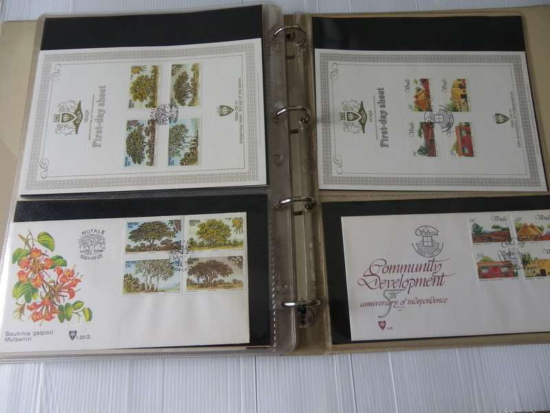 Venda Series - Complete Set of Collector Sheets and Corresponding FDC's in an Album (Read below)