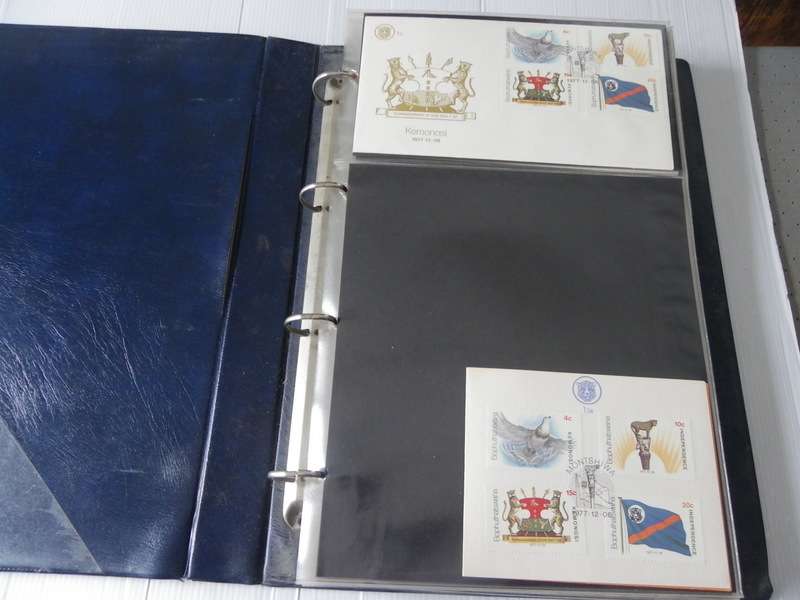 Bophuthatswana Series - Complete Set of Collector Sheets & Corresponding FDC's in Album (Read below)