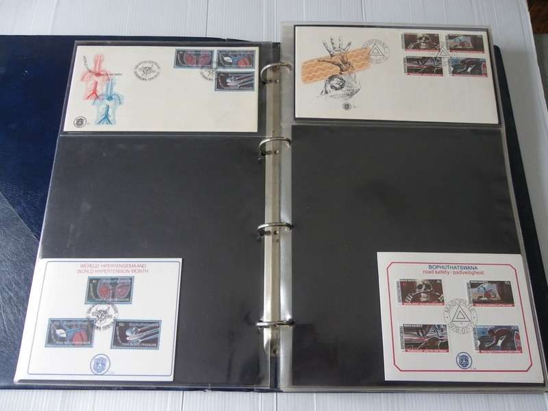 Bophuthatswana Series - Complete Set of Collector Sheets & Corresponding FDC's in Album (Read below)