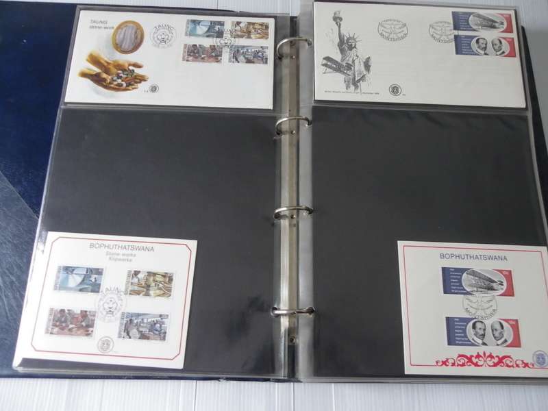 Bophuthatswana Series - Complete Set of Collector Sheets & Corresponding FDC's in Album (Read below)