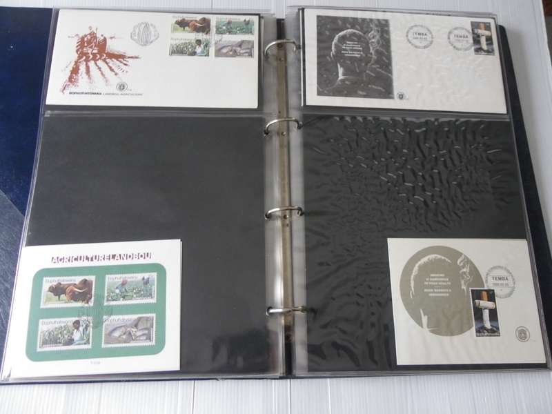 Bophuthatswana Series - Complete Set of Collector Sheets & Corresponding FDC's in Album (Read below)