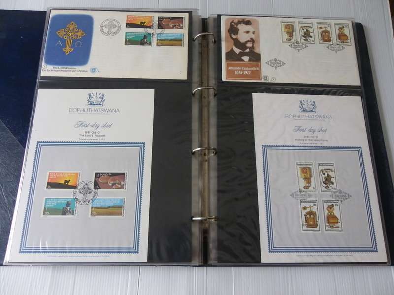Bophuthatswana Series - Complete Set of Collector Sheets & Corresponding FDC's in Album (Read below)