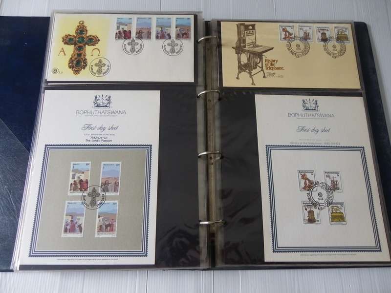 Bophuthatswana Series - Complete Set of Collector Sheets & Corresponding FDC's in Album (Read below)