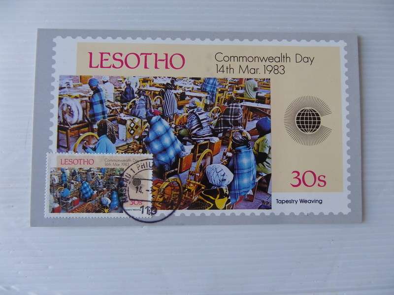 Lesotho (1983) - Commonwealth Day Postcard