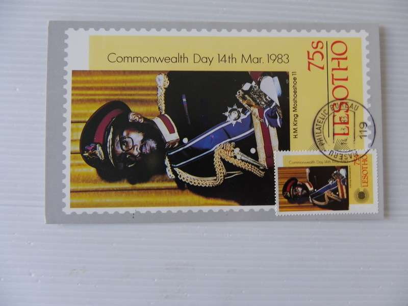 Lesotho (1983) - Commonwealth Day Postcard