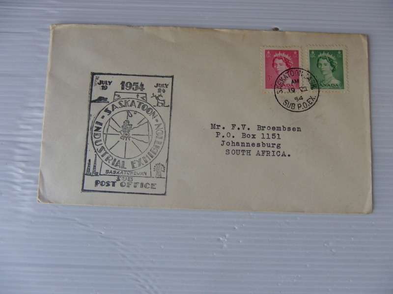 Canada (1954) - SASKATOON Industrial Exhibition Illustrated FDC