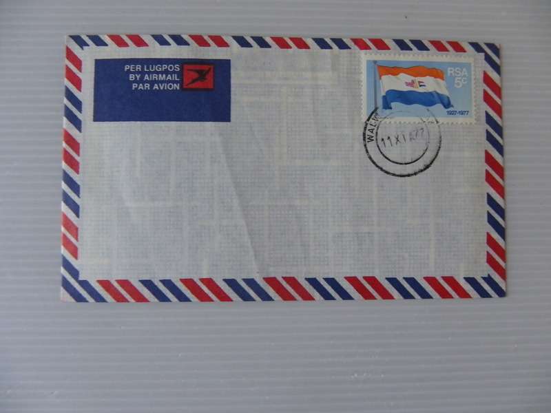 RSA 3.05 (2003) - SA Flag 50th Anniversary Private FDC