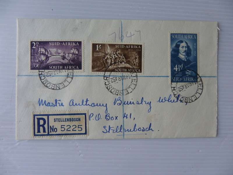 Union (1952) -  Landing of Jan van Riebeeck Private FDC