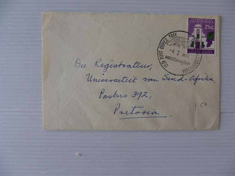 RSA (1968) - Old Letter with Post Office Tree Cancel