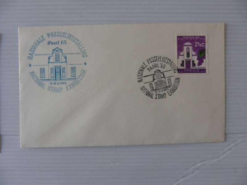 RSA (1965) - Paarl Stamp Exhibition Illustrated FDC