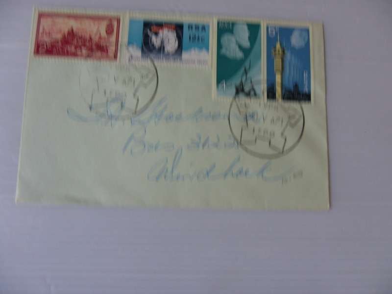 RSA (1971) - Old Letter with Castle Cancel