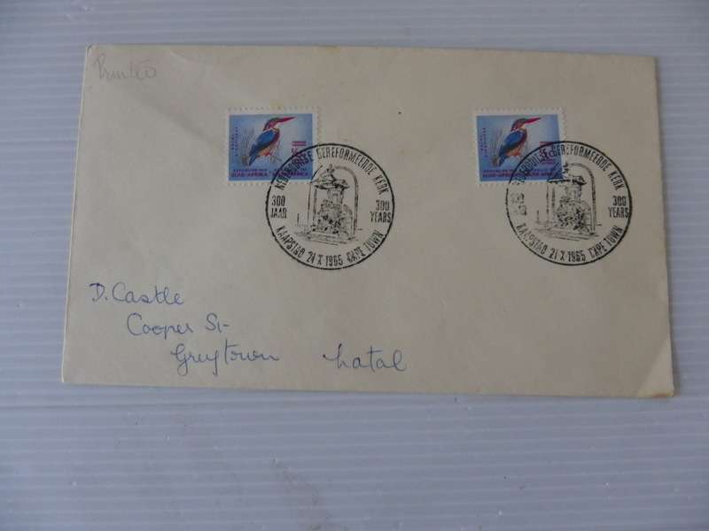 RSA (1965) - Old Letter with "Grootte Kerk" Cancel