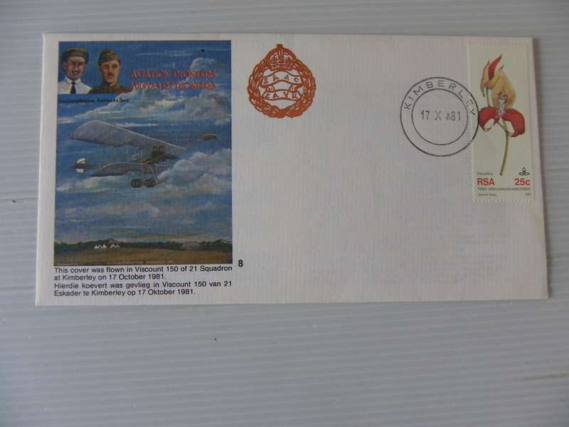 RSA (1981) - SAAF #08 Aviation Pioneers Illustrated FDC