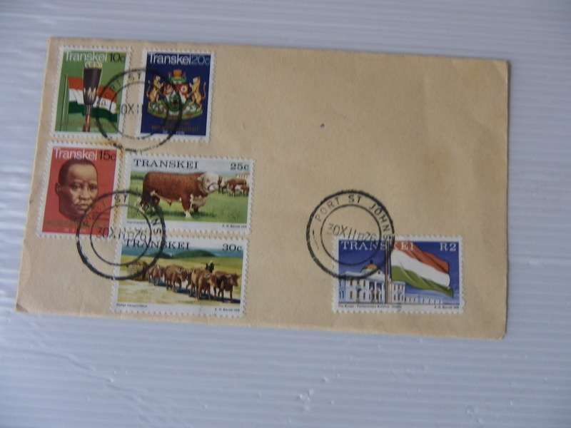 Transkei 1st Definitive Series (1976) - Private FDC