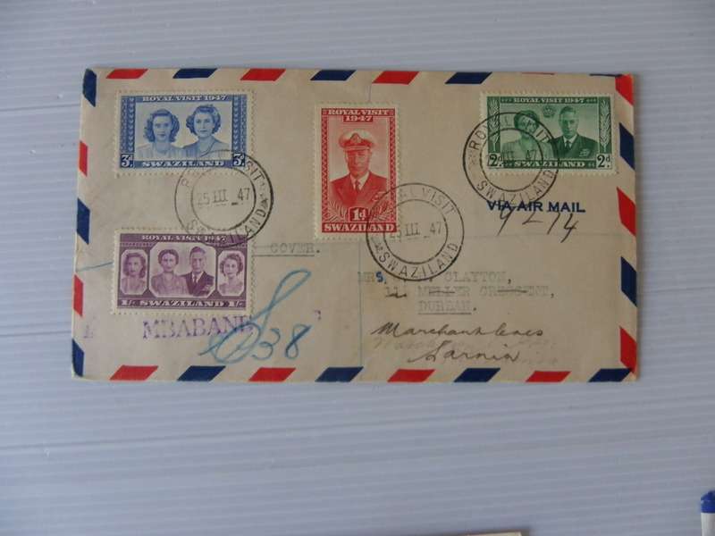 Swaziland (1947) - Royal Visit Private FDC