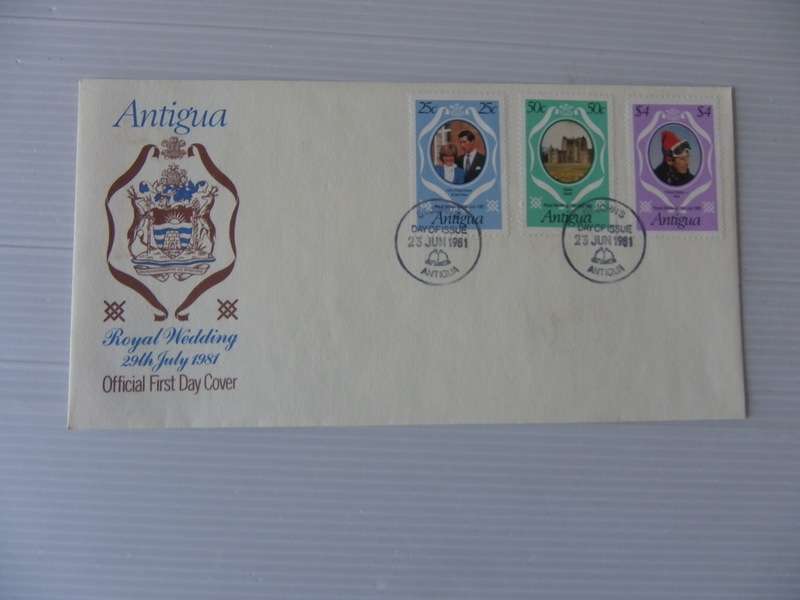 Antigua (1981) - Royal Wedding Illustrated FDC