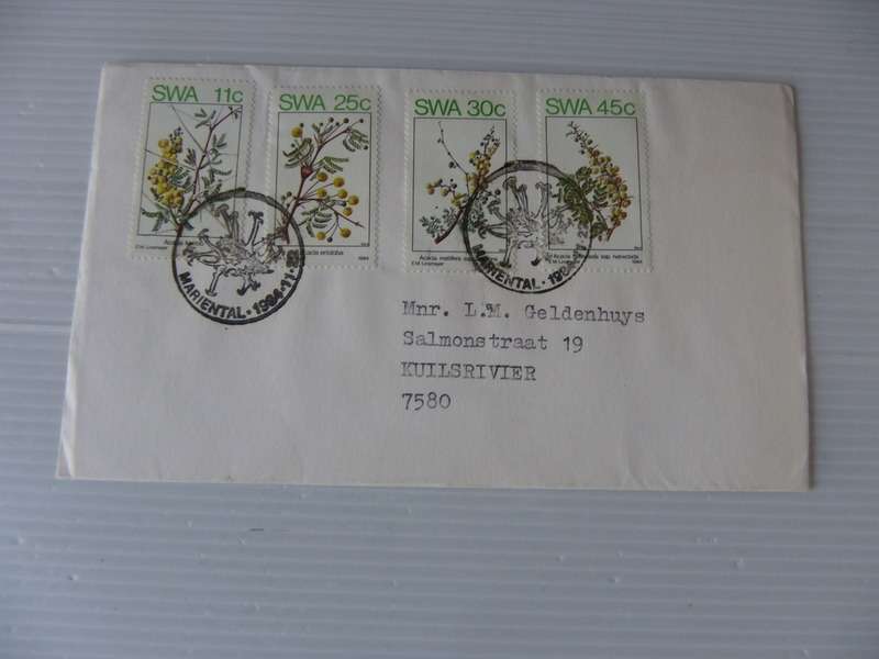 SWA 1.47 (1984) - Spring in SWA Private FDC with Official Cancel