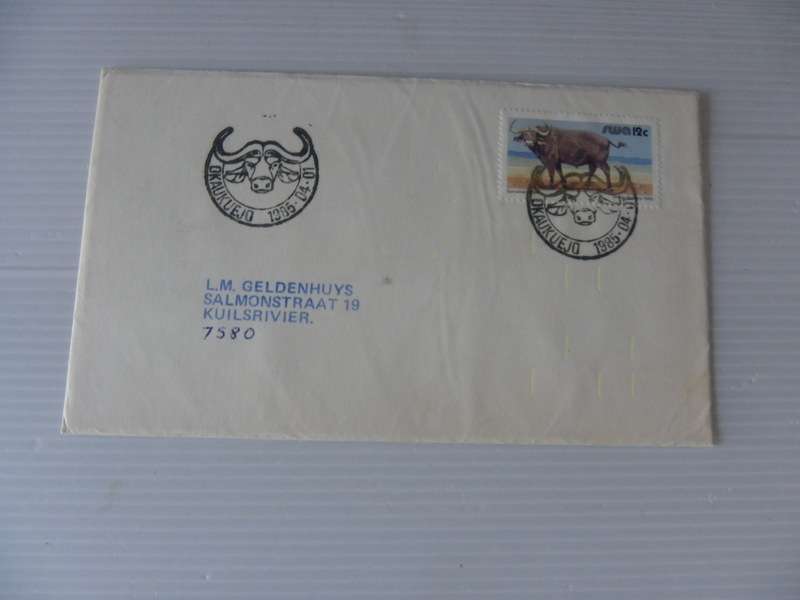 SWA 1.48.1 (1985) - Additional Value Private FDC with Official Cancel