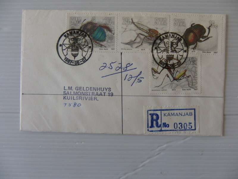SWA 1.57 (1987) - Beetles Private FDC with Official Cancel