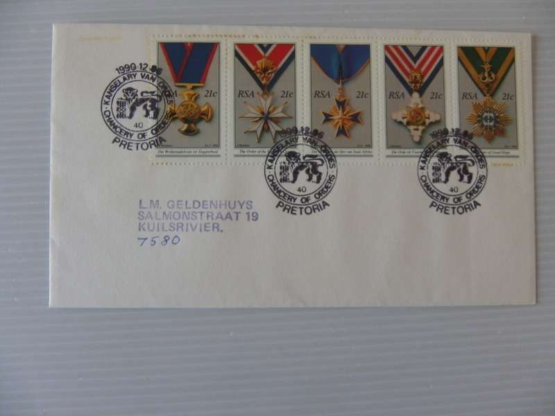 RSA 5.12 (1980) - National Orders Private FDC with Official Cancel