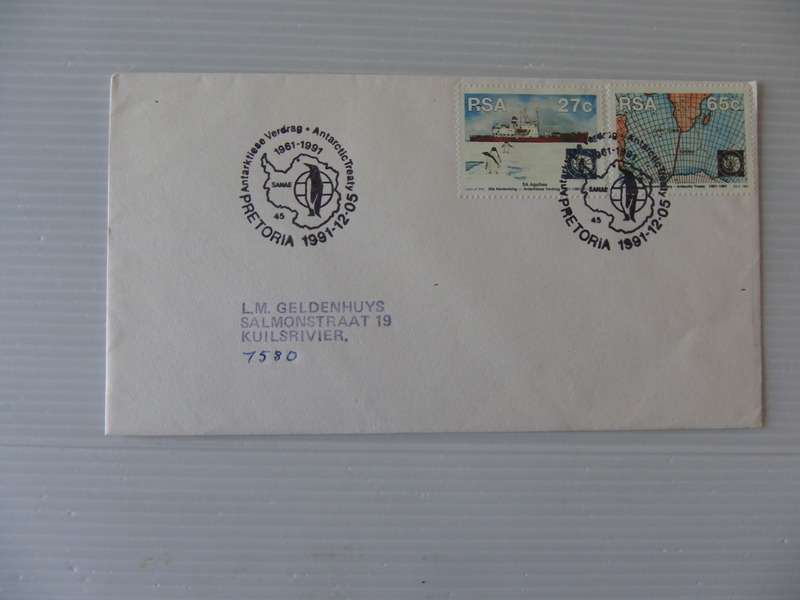 RSA 5.17 (1991) - 30th Anniversary of Arctic Treaty Private FDC with Official Cancel