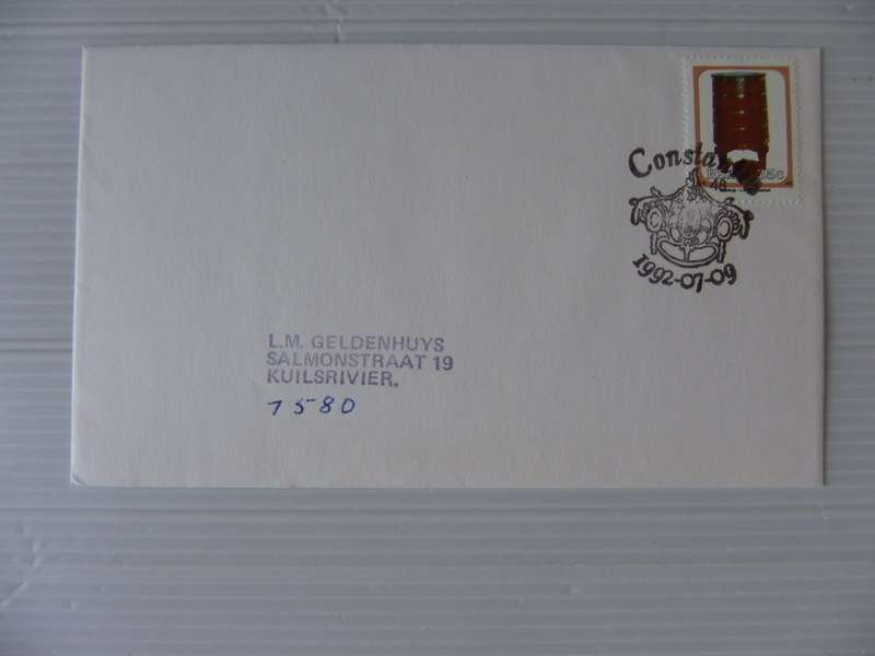 RSA 5.20 (1992) - Antique Cape Furniture Private FDC with Official Cancel