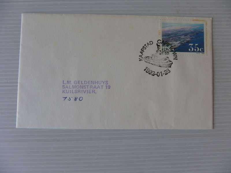 RSA 5.22 (1993) - South African Harbours Private FDC with Official Cancel