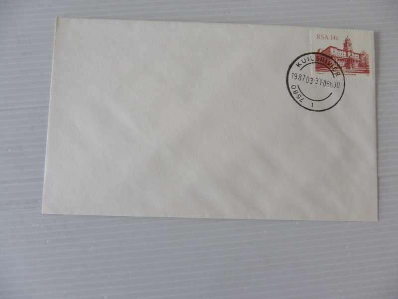 RSA 4th Definitive Series (1982) - 14c Private FDC with Kuilsriver Cancel