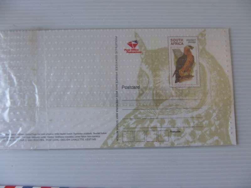 RSA 6.80 (1998) - SA Raptors Postcard