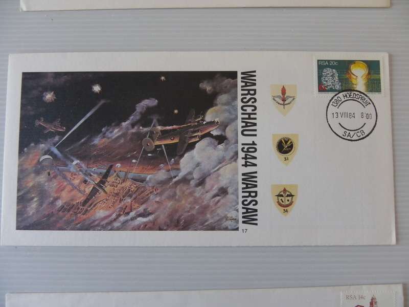 RSA (1984) - SAAF #17 Warschau 1944 Illustrated FDC